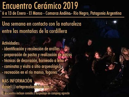 encuentro de ceramica en la cordillera